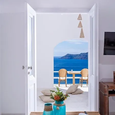 Luxury Santorini Infinity Blue Outdoor Plunge Pool Sea Caldera View 1 Bdr Oi 别墅 Tholos (Santorini)