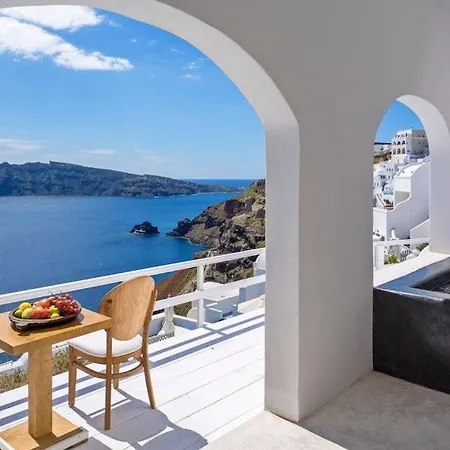 别墅 Luxury Santorini Infinity Blue Outdoor Plunge Pool Sea Caldera View 1 Bdr Oi *